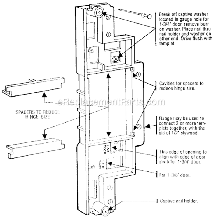 Page A Diagram and Parts List for 59370 Type 1 Porter Cable Drill Press